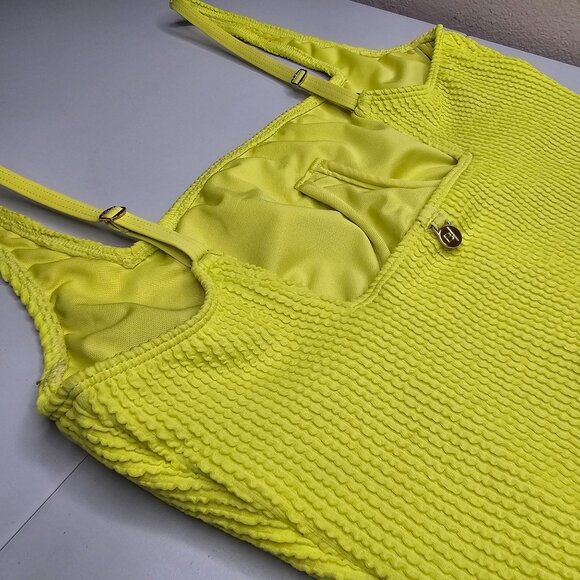 Bleu Rod Beattie 12 Underwire Square Neck One Piece Swimsuit Full Coverage - Picture 7 of 8